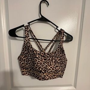 Cheetah sports bra- Size Medium